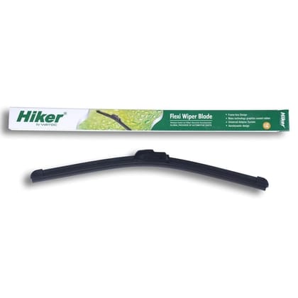 VARROC Wiper Blade Frameless 457 mm 18 in | Smooth & Silent Cleaning | Works in All Weathers | Anti-Corrosion Frame | Size 18-Inch