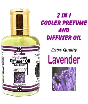 INDRA SUGANDH BHANDAR - Lavender Aroma Pure, Natural and Undiluted With Free Dropper 25ml Pack Multipurpose Cooler Perfume Diffuser Oil 25ml