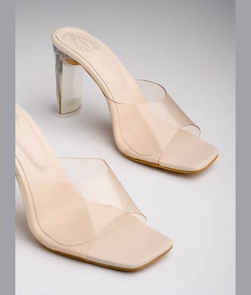 Stylestry Cream Women's Sandal Heels