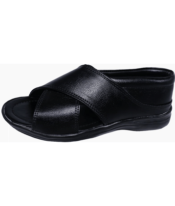 RAGE GAZE - Black  Men's Sandals