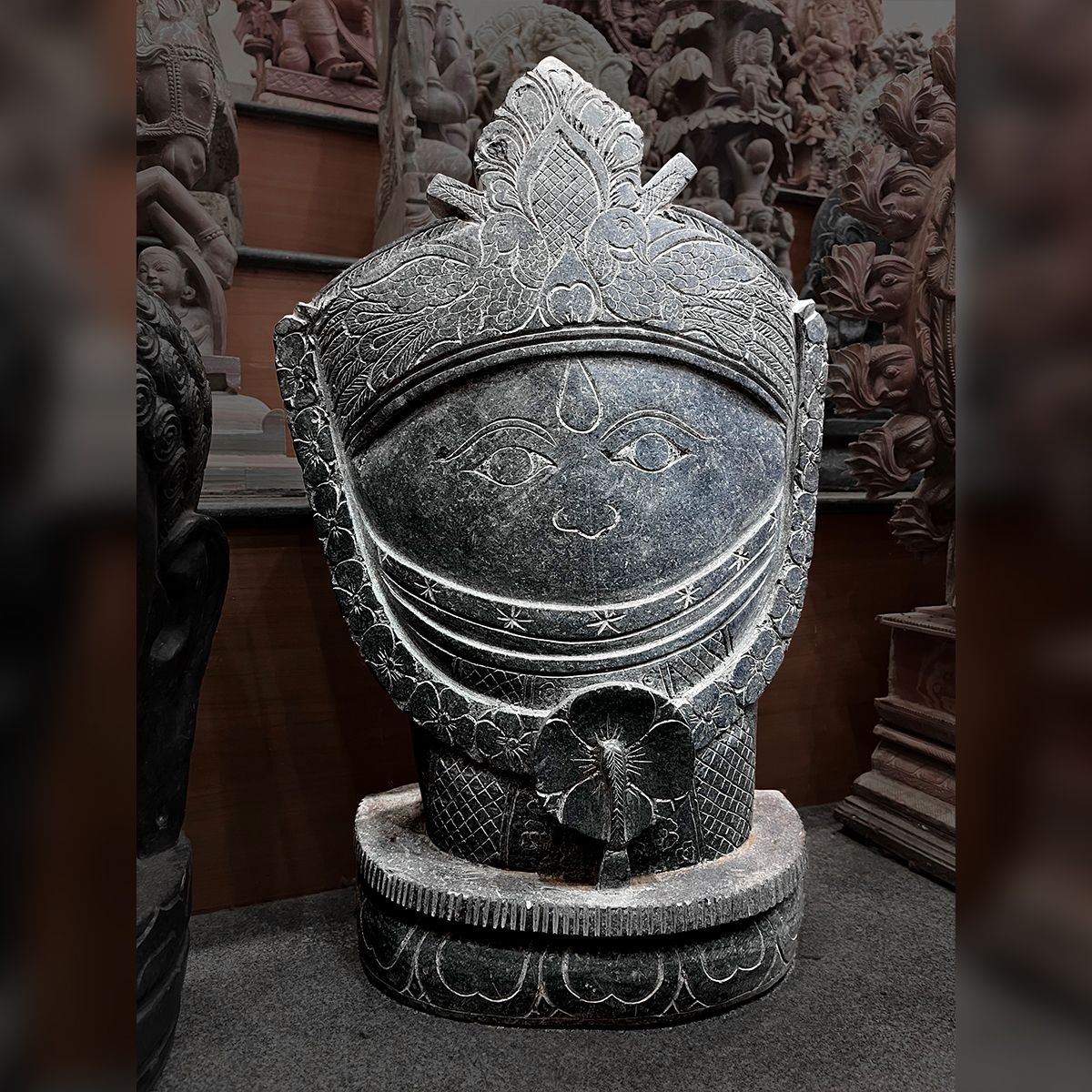 Maa Tarini Granite Stone Statue