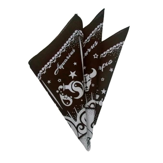 VOICI France Unisex face wrap Bandana Headband Neckerchief Hair Band Headwrap Black Color cotton blend free size (VH040BLK)