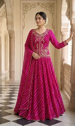 Jacket Lehenga Choli Set