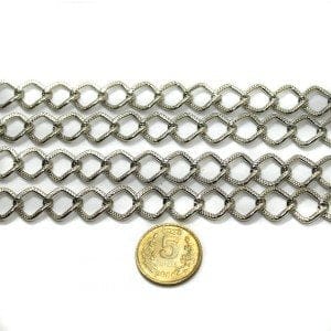 Metal Chain Silver 1 Mtr-Silver / Iron