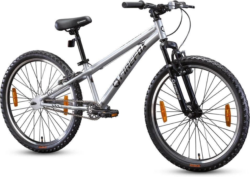 FIREFOX Maddok 24T Mountain Cycle (Single Speed, Silver, Only Front Suspension)