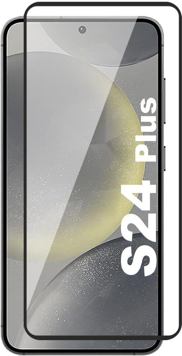 PLUGTECH Advanced Tempered Glass With Anti-Explosion 9H Hardness Edge-To-Edge Coverage Screen Guard for SAMSUNG S24 PLUS