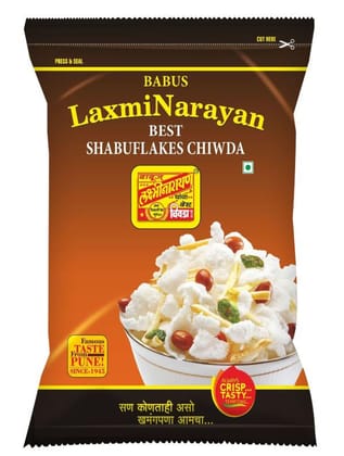 Sitashree Laxmi Narayan Shabuflakes Chiwda, 250 gm