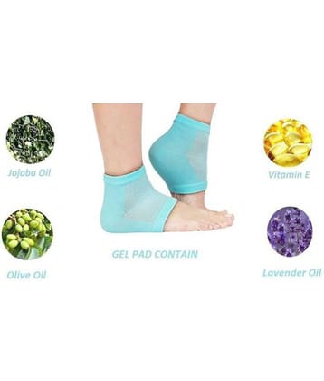 HL HI-LEE Heel Pain Relief Silicone Gel Heel Socks | Heel Protector Socks For Men And Women