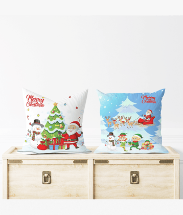 Ros - Multicolor Nylon Gifting Printed Cushion