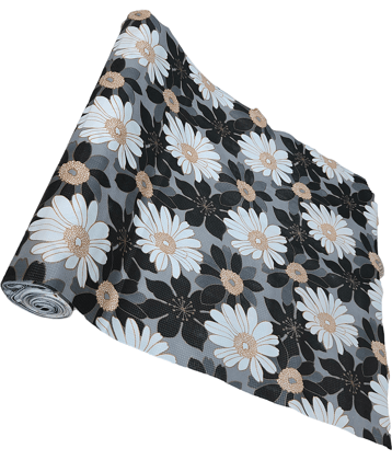 Shelf Liner 4 M Kitchen Roll used for Wardrobe Dining Table Bathroom Fridge Shoe Rack kitchen cabinet drawer liner desk table pads Slab Roll Drawer roll Antislip Mat Size - 45x400 cm