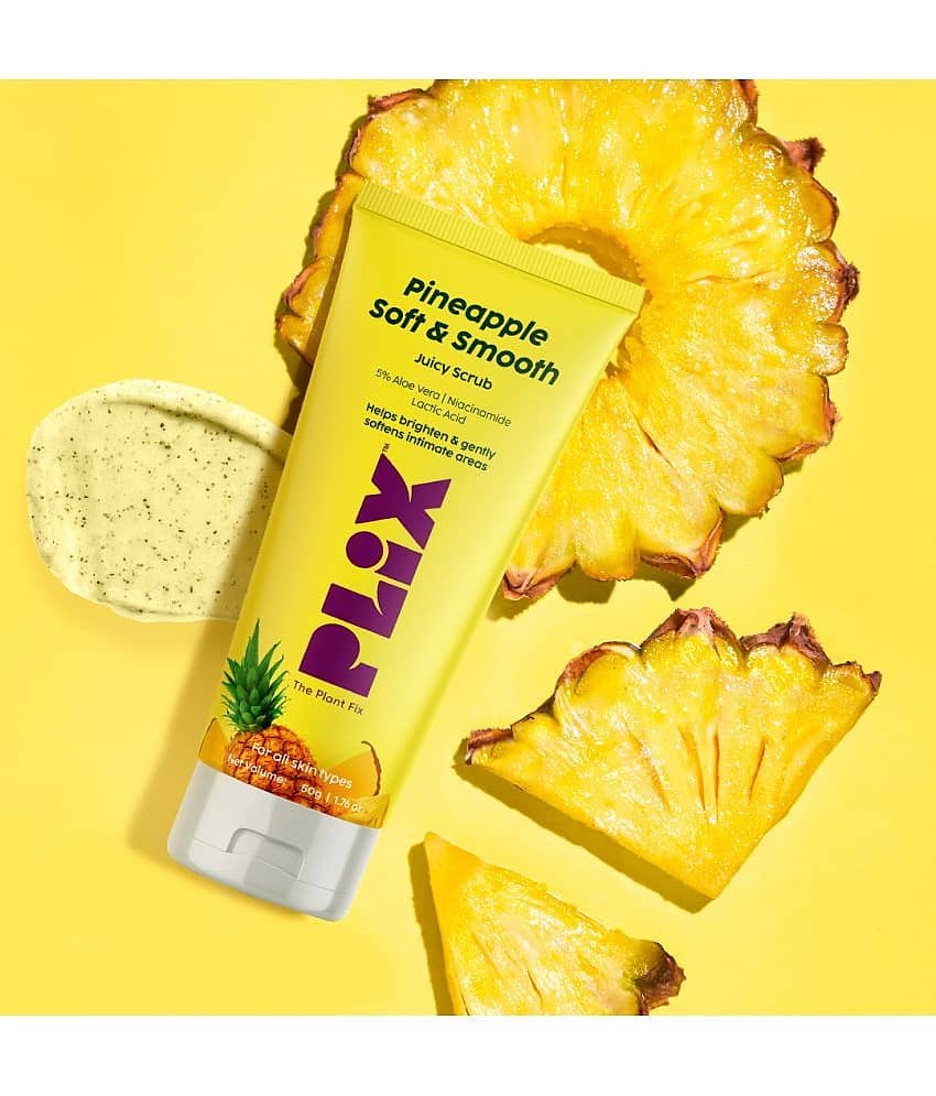 Plix Pineapple Soft & Smooth Juicy Scrub, Brighten & Soften Intimate Areas Scrub(50 g)