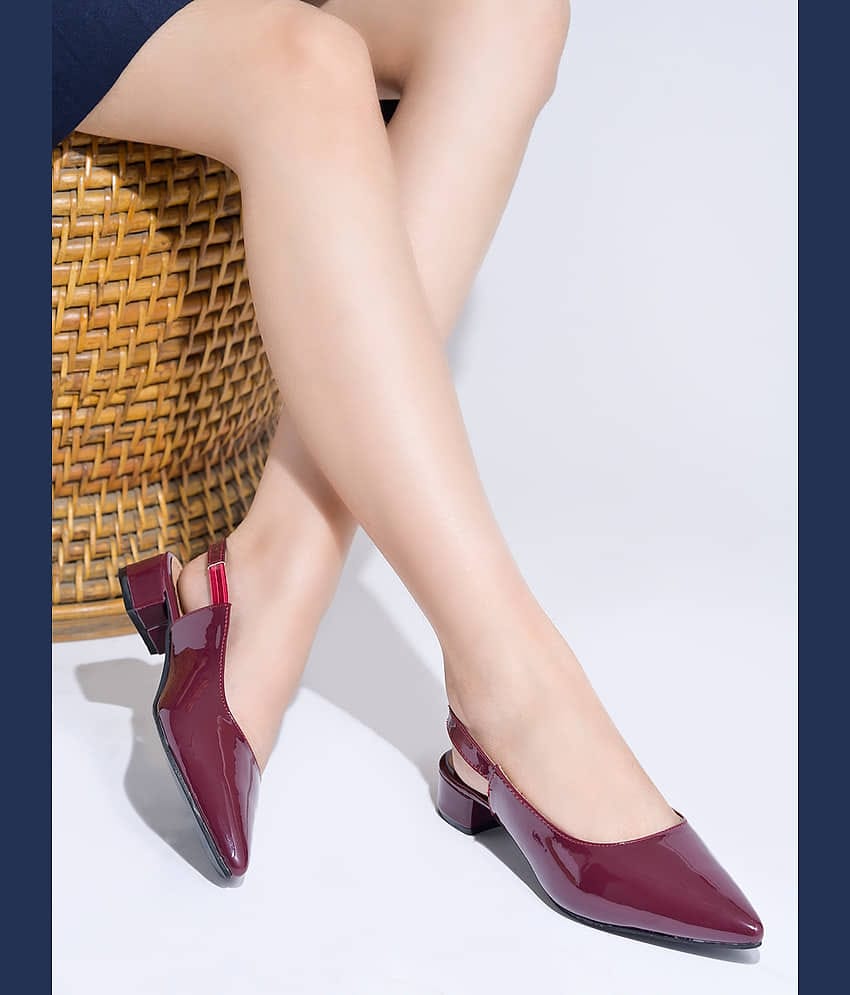 Shoetopia Red Women's Casual Ballerinas