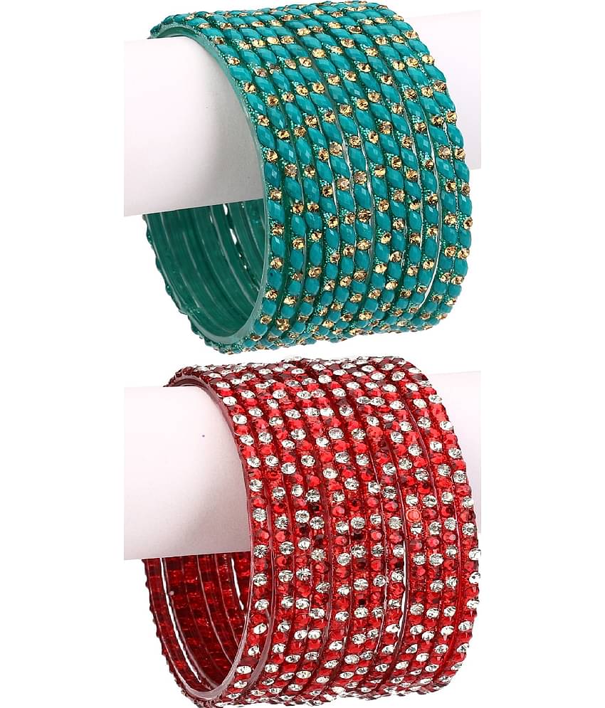 Somil Designer Wedding Fancy Glass Bangle Set For Party, Marriage, Function And Daily Use