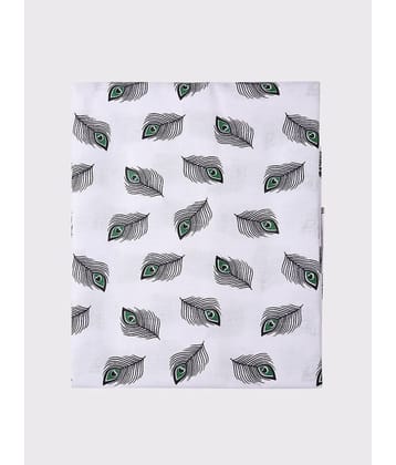 Maharaja - White Cotton Blend Men's Unstitched Kurta ( Pack of 1 )