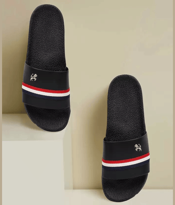 PERY PAO Black Men's Slide Flip Flop