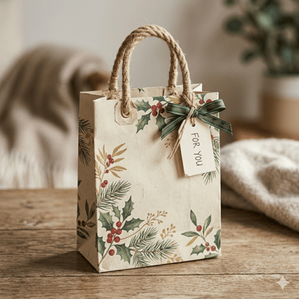 Decorative Paper Gift Bag with Strong String Handles Pack of 1