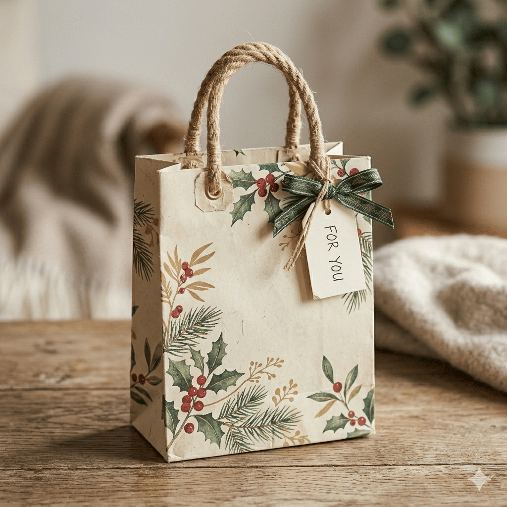 Decorative Paper Gift Bag with Strong String Handles Pack of 1