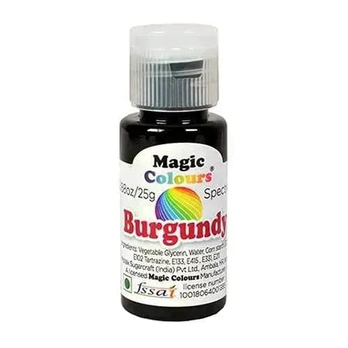 Magic Colours Spectral Mini Edible Gel Colours Burgundy