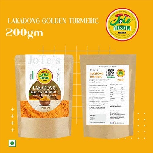 Jote Masala Lakadong Golden Turmeric Powder 200 Gms