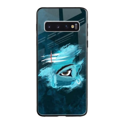 Power Of Trinetra Glass Case For Samsung Galaxy S10