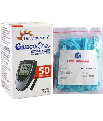 Dr. Morepengluco One Bg 03 ,50 Strips With 50 Lancets