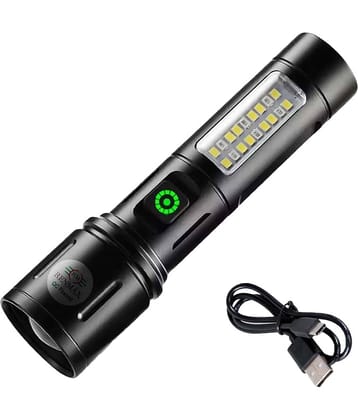 RENMAX - 30W Rechargeable Flashlight Torch ( Pack of 1 )