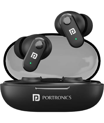 Portronics Twins S16 On Ear TWS Black