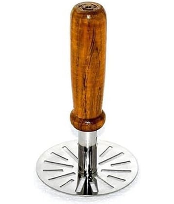 VillWin Silver Stainless Steel Potato Masher ( Pack of 1 )