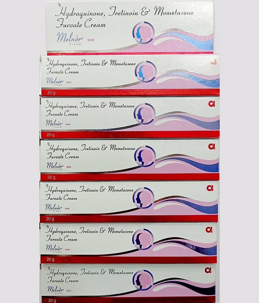 MELNOR CREAM 20 GM ( PACK OF 6) Night Cream 120 gm Pack of 6