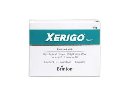 Brinton Xerigo Moisturizing Foot Care Cream 50g x Pack of 3  (150 g)