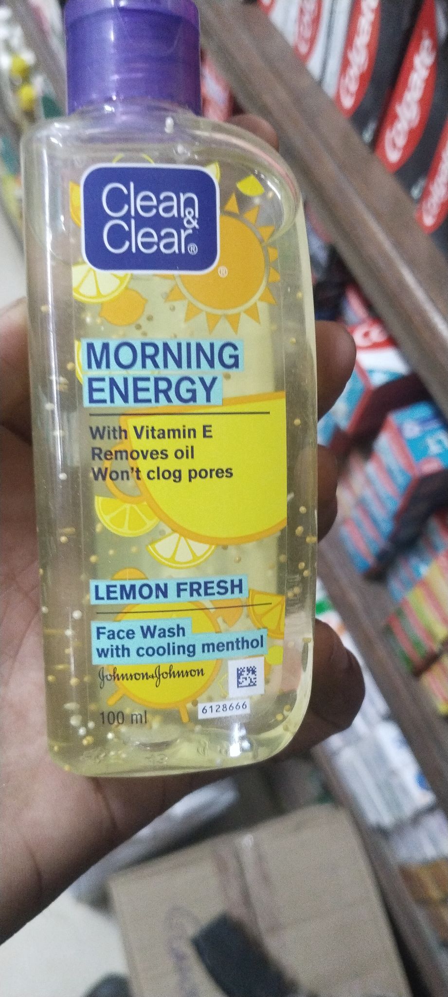 Clean clear facewash Morning energy 