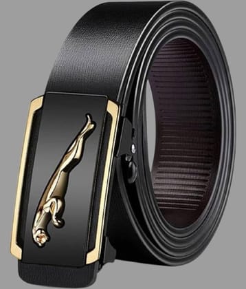 BAYEMA - Black Faux Leather Men's Formal Belt ( Pack of 1 )
