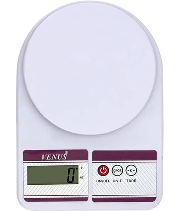 Venus Electronic Digital Kitchen Weighing Scale10 kg SF-400-White
