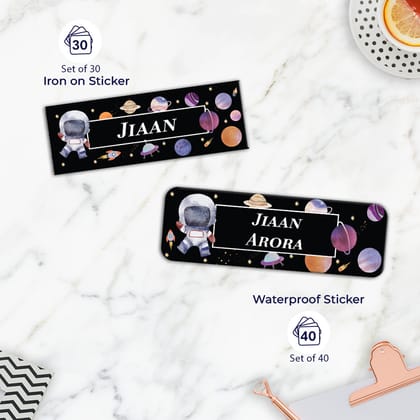 Lil Astronaut Labelling Value Pack-Black