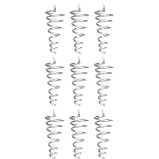 Sambhaav Stainless Steel Anti-Clockwise Spring for Positive Energy Flow (Pack Of 9)