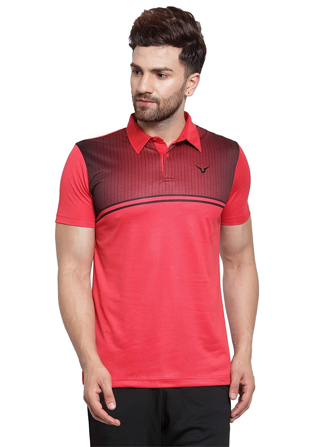 Invincible Men’s Classic Team Polo T-Shirt-Red / S