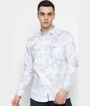 MODERNITY 100% Cotton Regular Fit Printed Full Sleeves Men's Casual Shirt - Grey ( Pack of 1 )