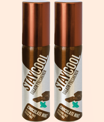 StayCool Breath Freshener Spray Chocolate Mint 20 mL Pack of 2