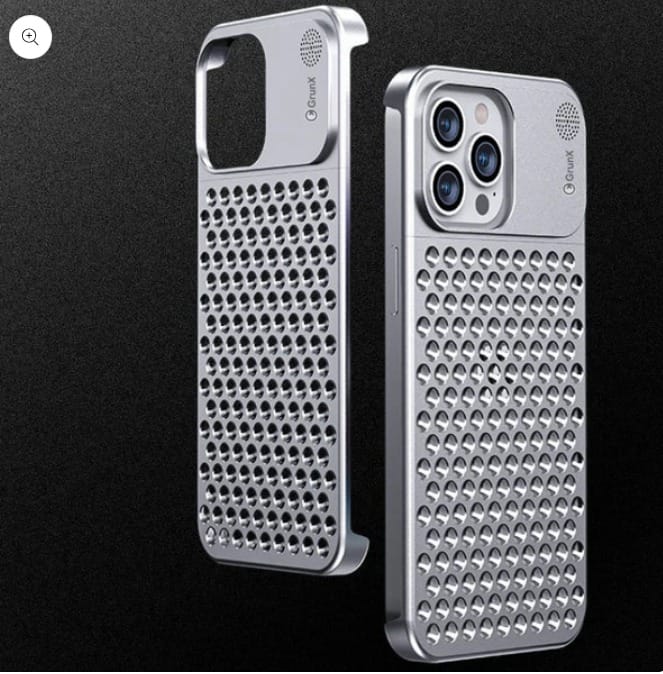 Tesla - Luxury Fragrance Rimless Aluminum iPhone Metal Case iPhone 16 PRO MAX