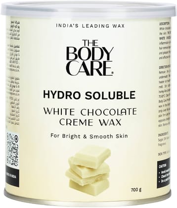 The Body Care Hydro Soluble White Chocolate Creme Wax, 700gm, (Pack of 1)