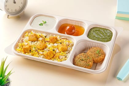 Paneer Biryani Lunchbox Paneer Biryani Lunchbox