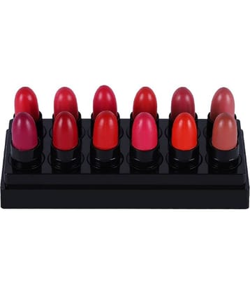 Mattlook Color Madness travel Pack Lipstick, 12pcs Pack, Multicolor-A (14g)
