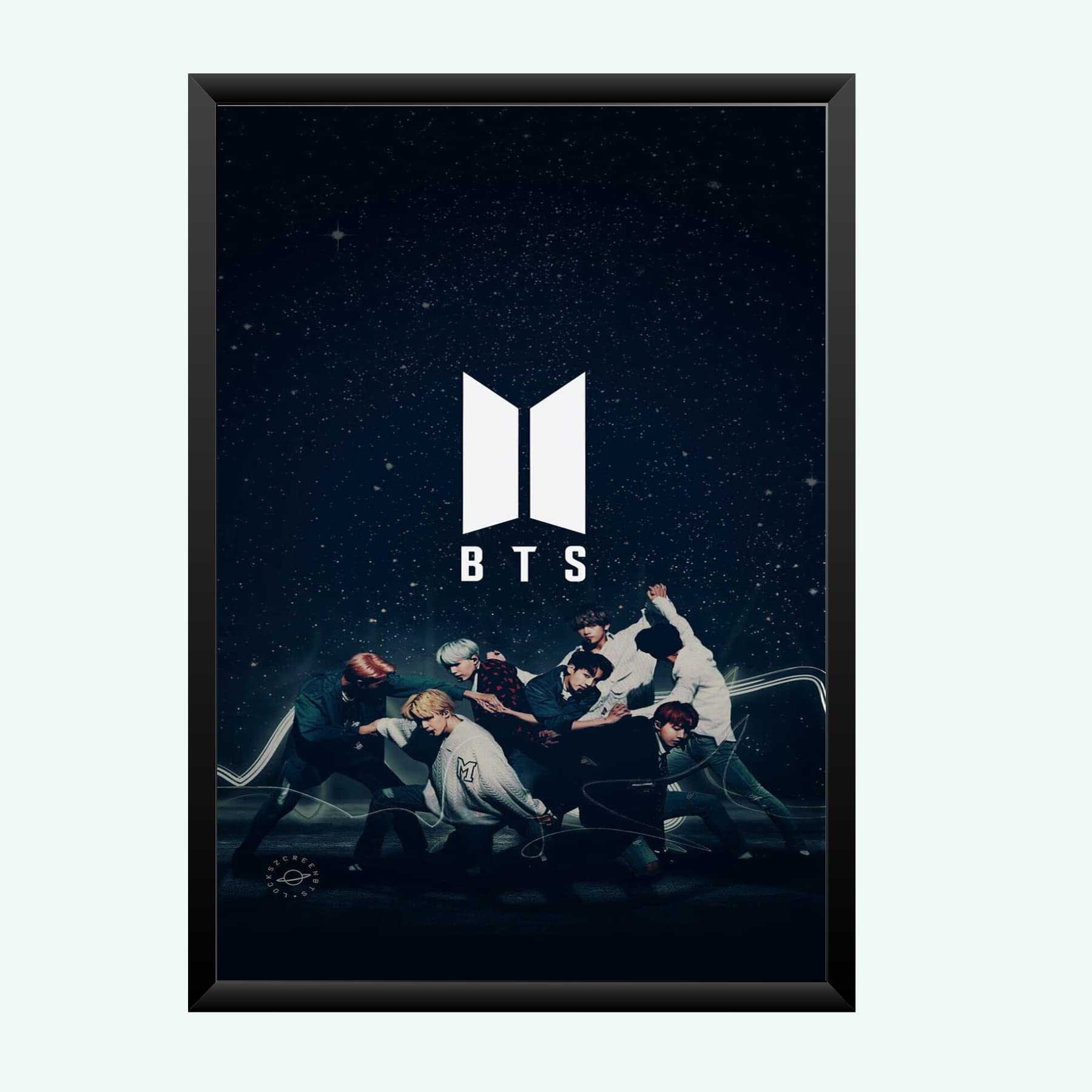 Nokkes Bts Army Bangtan Boy V suga J-Hope Jungkook Jin Jimin Rm 8X12 Inch Size Photo Frame Photo Home Office_bts2_86