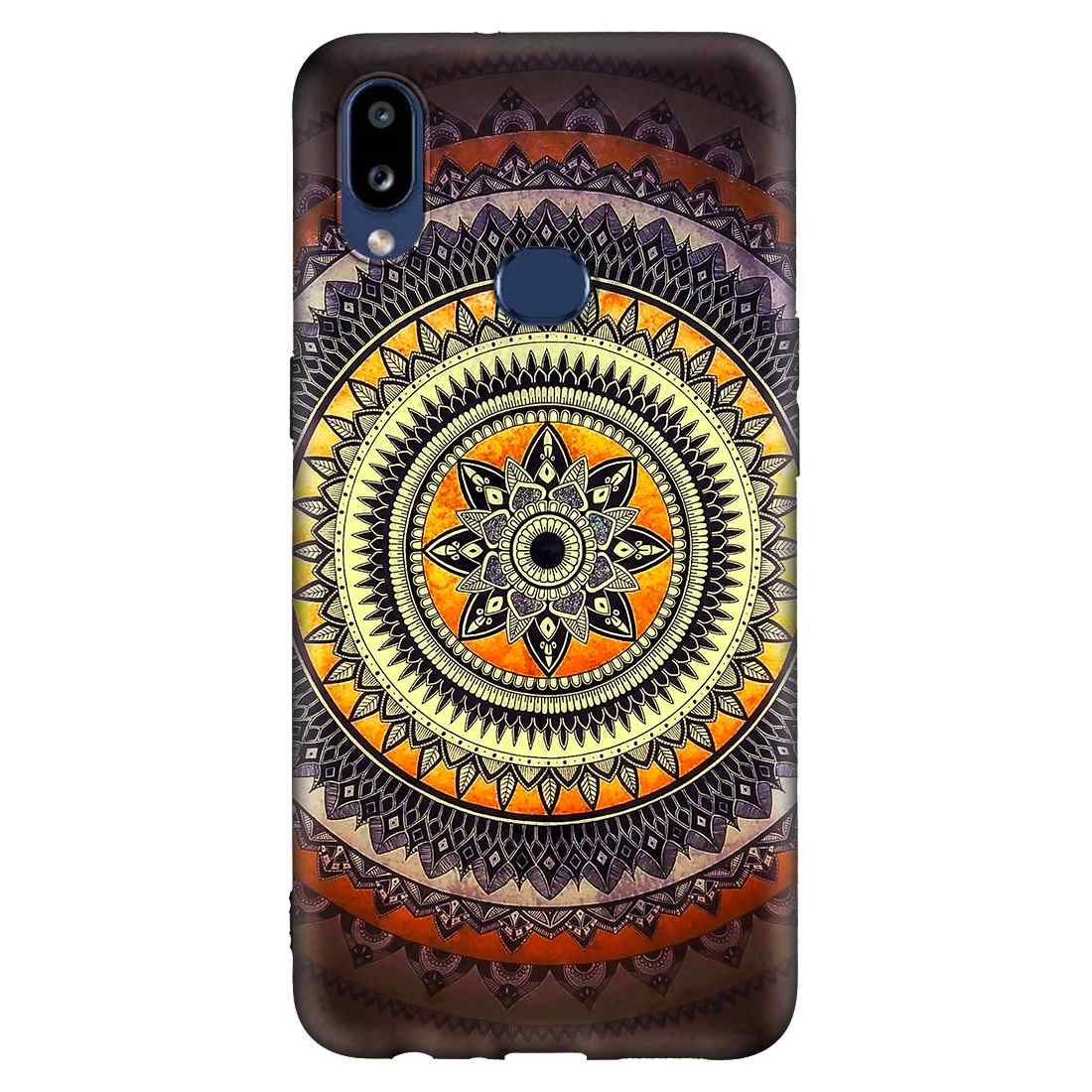 Mandala Acrylic Samsung A10s Premium Embossed Mobile cover