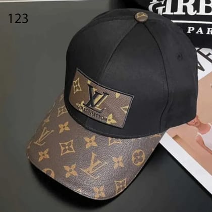 Luxury Designer Premium Unisex 123 Baseball Caps-Black