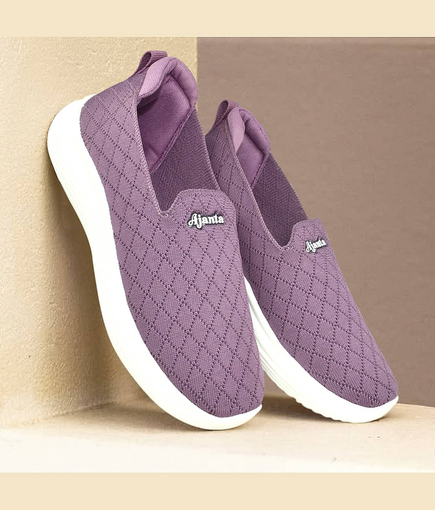 Ajanta Purple Women's Slip On