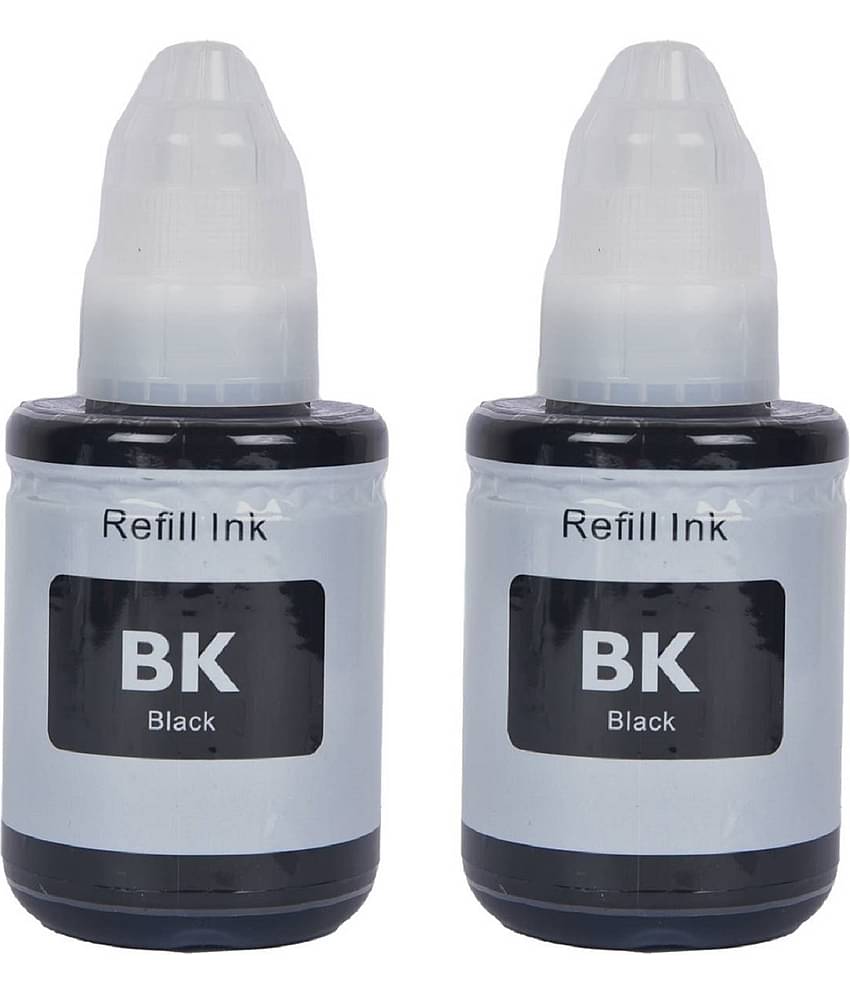 zokio Ink For Gi-790 G3010 Black Pack of 2 Cartridge for 790 INK Cartridge Pack Of 4 For Use Pixma G1000, G2000, G3000 Printers
