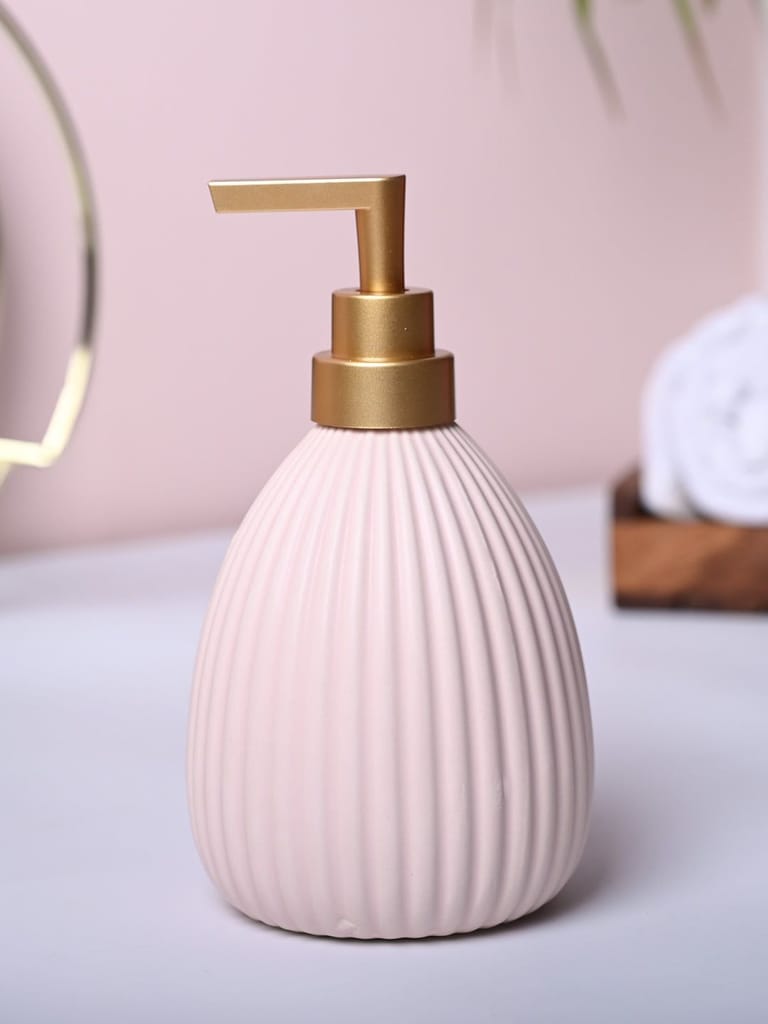 Pink Charm Soap Dispenser - Cylindrical Shape