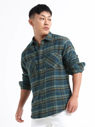 Regular Fit Shirt, 100% Cotton-S