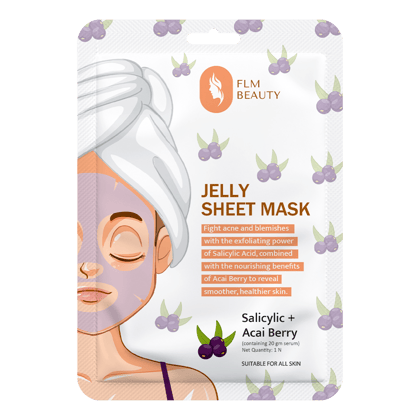 0.2% Salicylic Acid & Acai Berry Antioxidant Jelly Sheet Mask